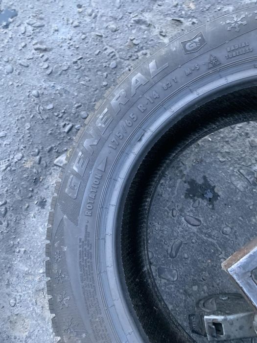 Шини 175/65 R14 General зима 2022 рік 7 мм