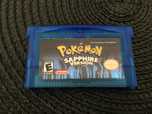 Karta konsoli z grami wideo GBA seria Pokemon Sapphire wersja USA