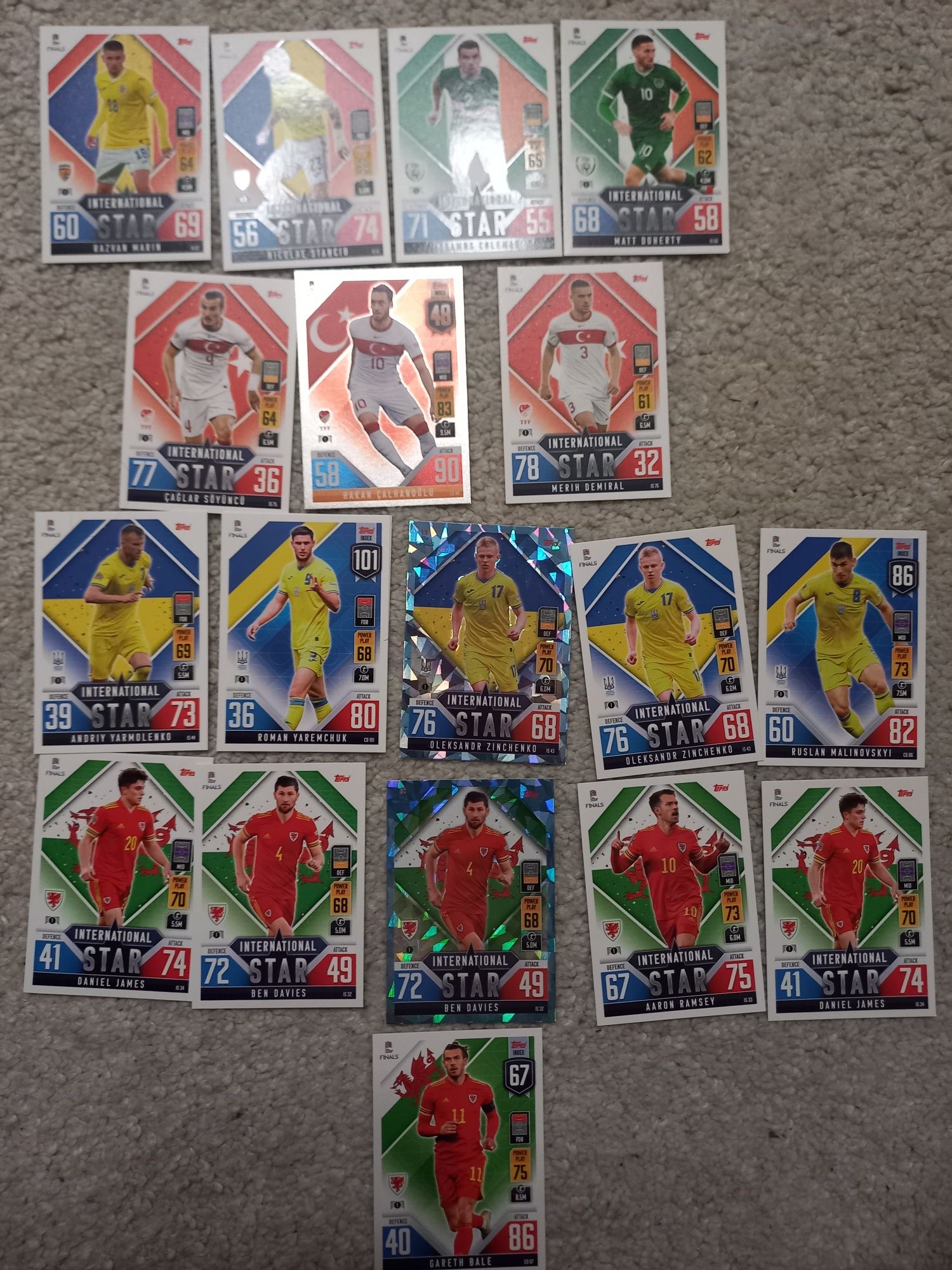 Match attax 101  Road to UEFA Nations League