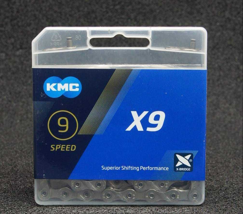 Цепь KMC X9 gray на 9 задних звезд новая в коробке