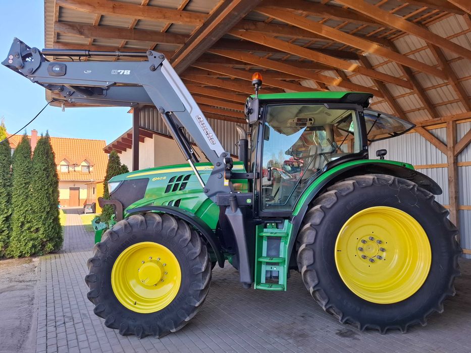Ciągnik rolniczy John deere 6140R Jak Nowy 1600mth z ładowaczem