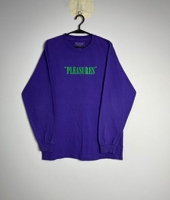 Longsleeve Pleasures Spellout Purple
