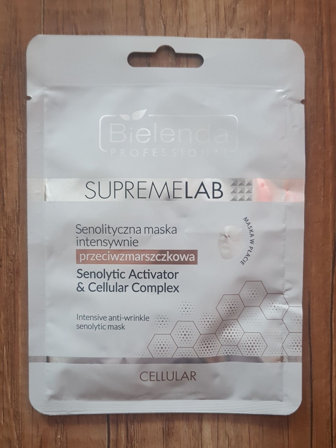 Bielenda Supremelab maska intensywnie przeciwzmarszczkowa w płachcie