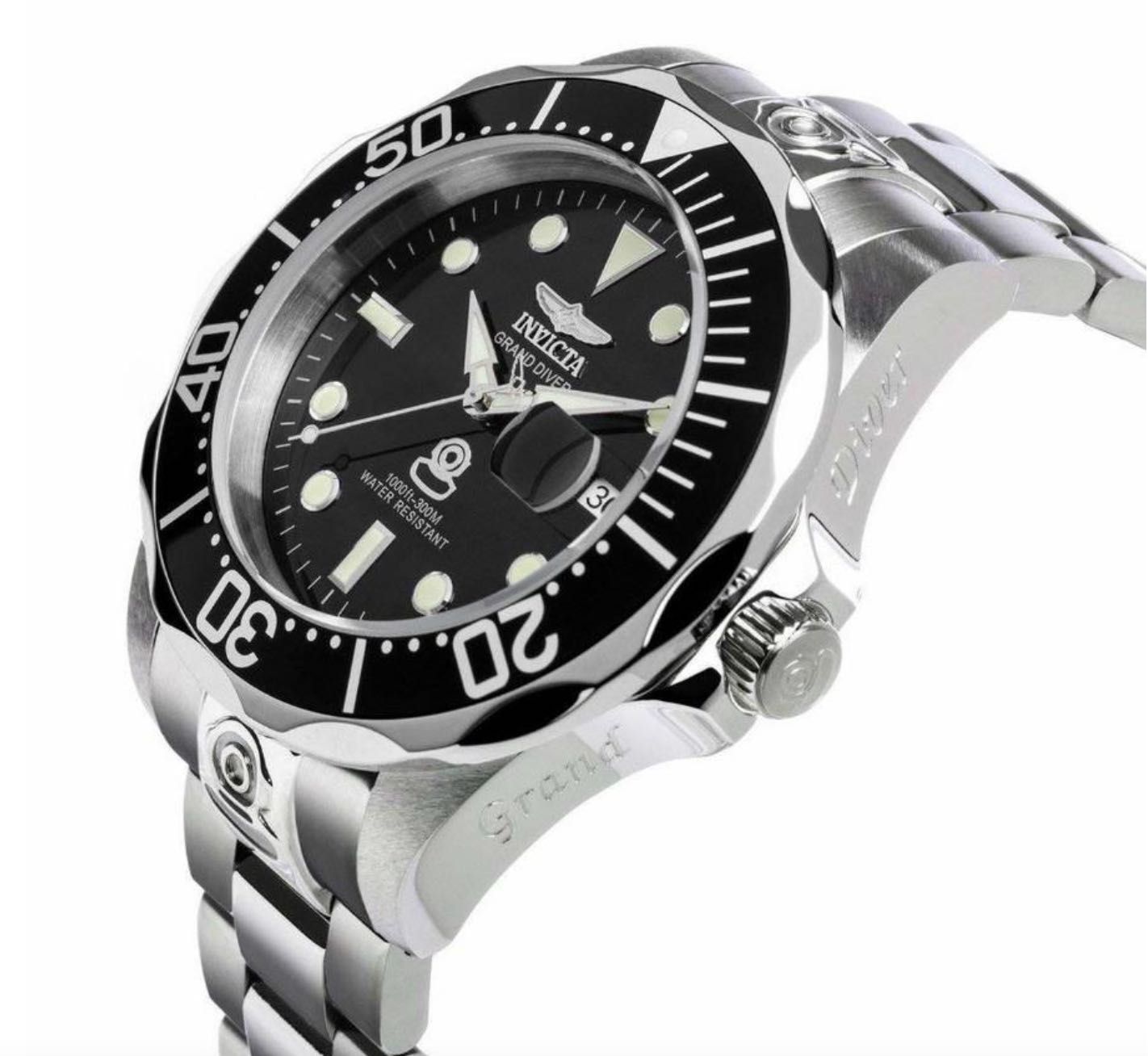 Наручные часы INVICTA GRAND DIVER 3044 механика 47мм! Автоподзавод