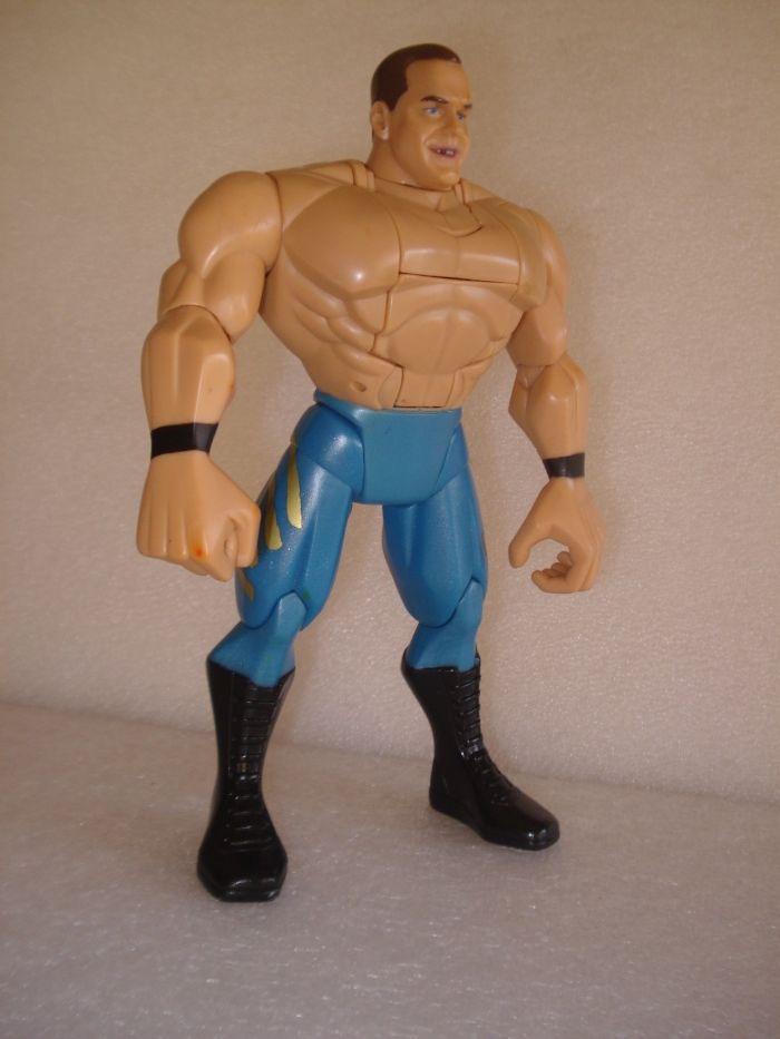 Rara Figura dupla face wrestling Chris Benoit 2005 Jakks Pacific.