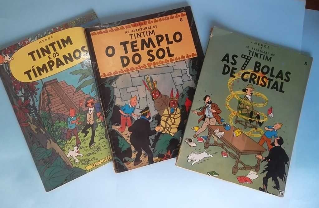 Coleção TINTIM da EDITORA RECORD em capa mole