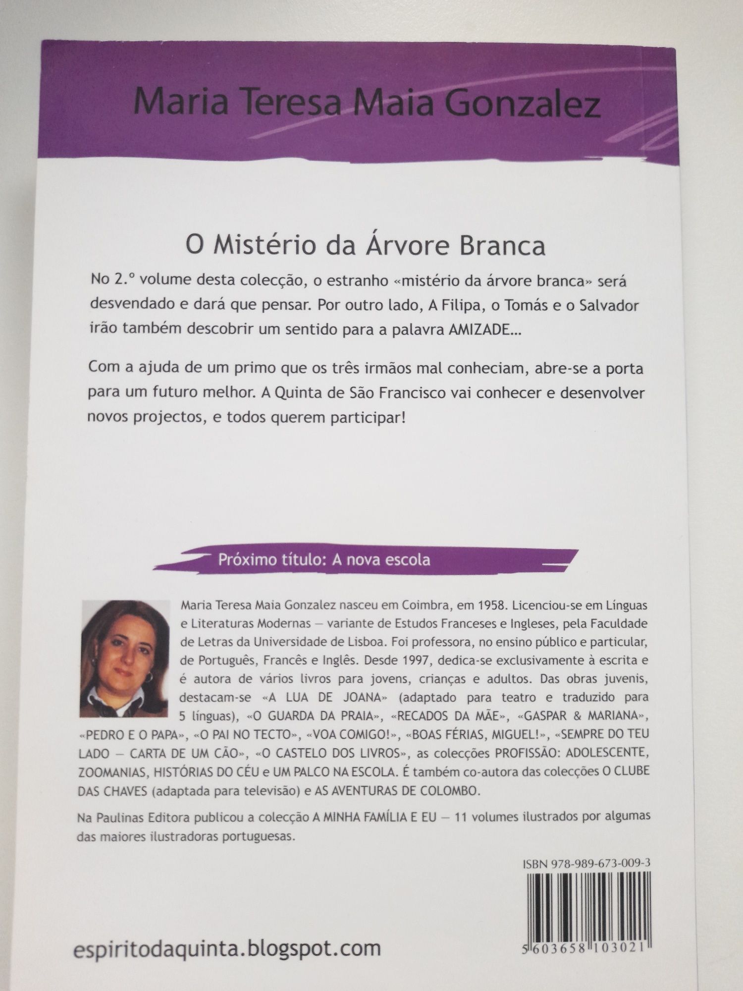 Livro O mistério da Árvore Branca