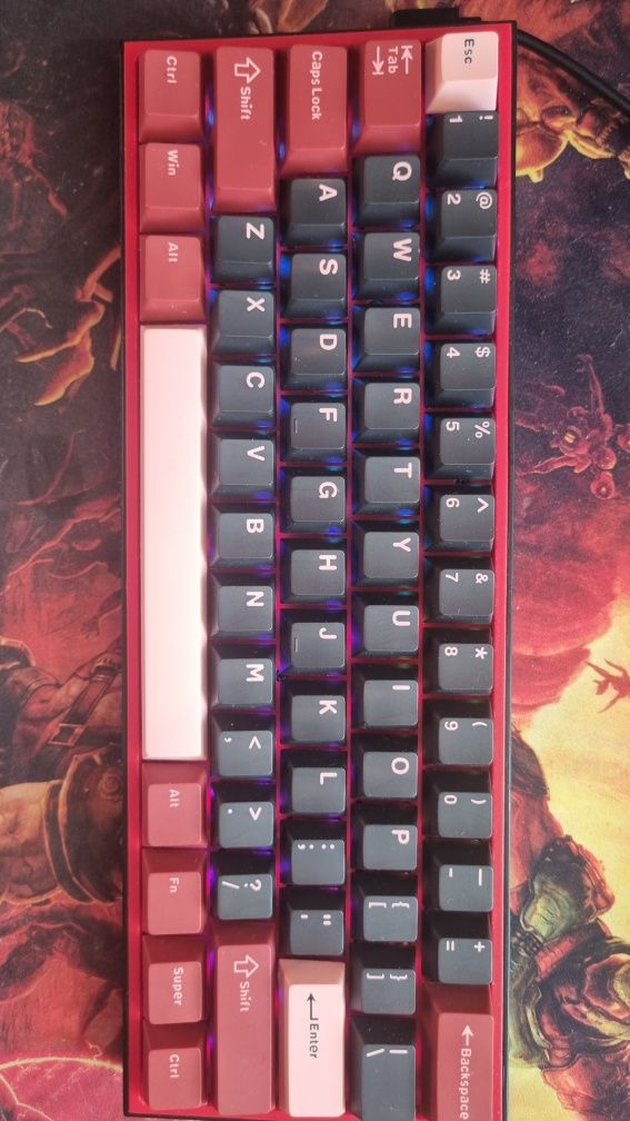 Custom Klawiatura Redragon k617 FIZZ rgb
