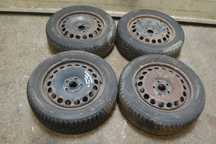 FELGI STALOWE + OPONY ZIMOWE NOKIAN 205/55R16 ET42 6.5J 5X112 SKODA SUPERB II VW AUDI SEAT