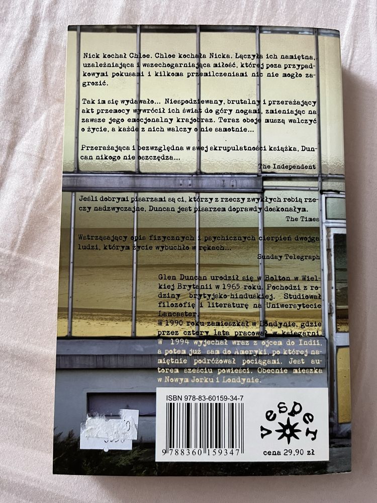 To, co zostaje, Glen Duncan