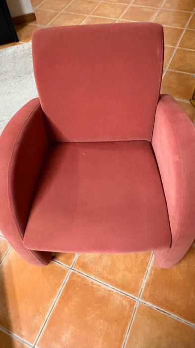 Poltrona Individual em Veludo