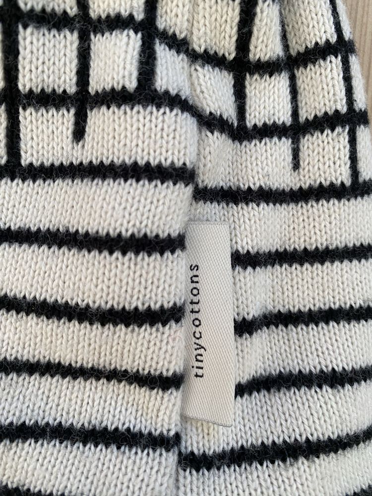 Tinycottons czapka wełniana pilotka uszatka wool 2-5 lat bobo choses