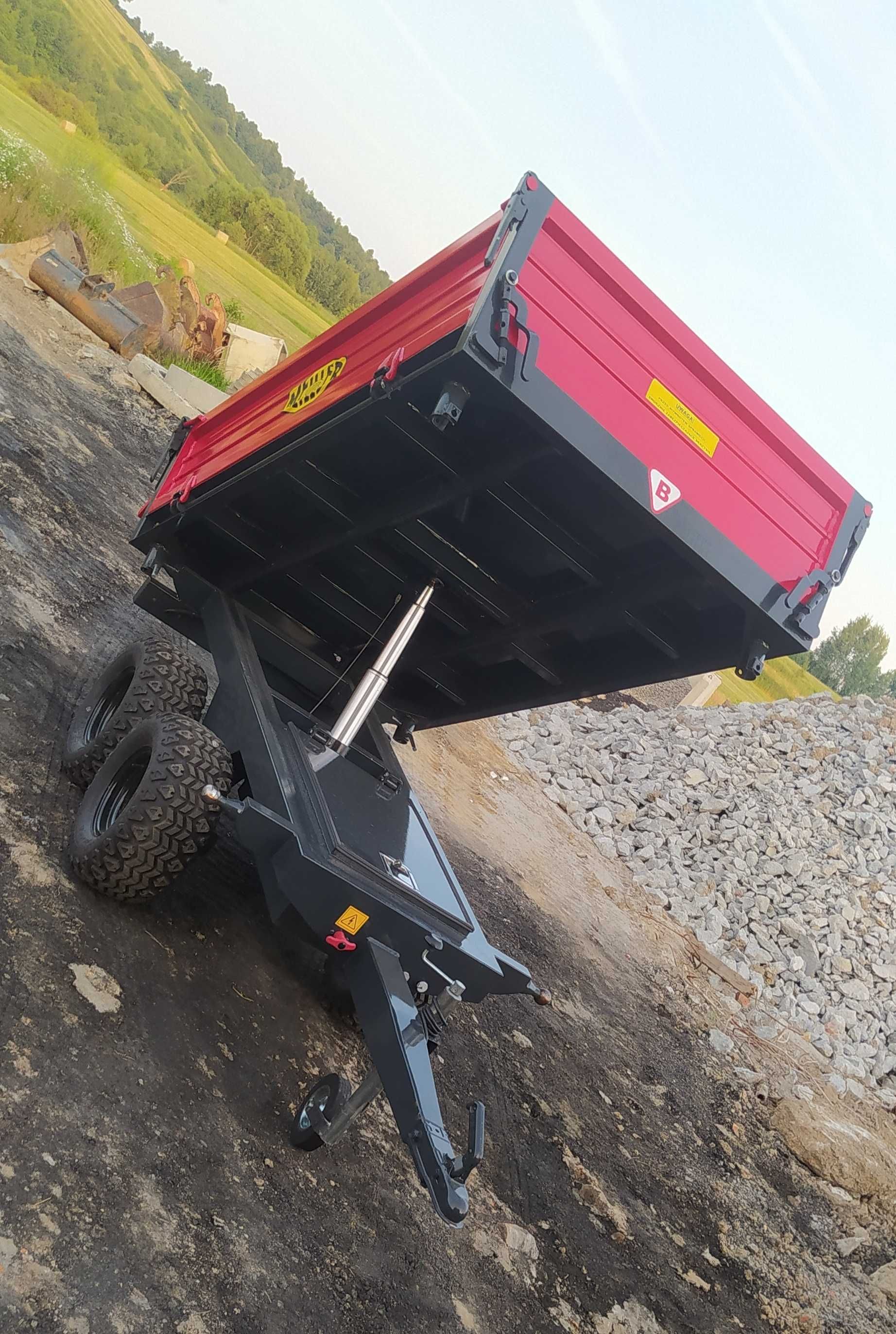 WYWROTKA DLA WYMAGAJĄCYCH przyczepka tandem do Quada ATV UTV kiper