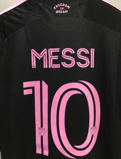Ciemno-fioletowa koszulka kibiców w stylu Messiego dla Inter Miami