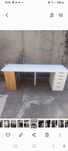 Mesa desmontável semi nova