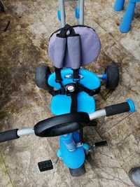 Rowerek trzykołowy z możliwością pchania i sterowania przez dorosłego
