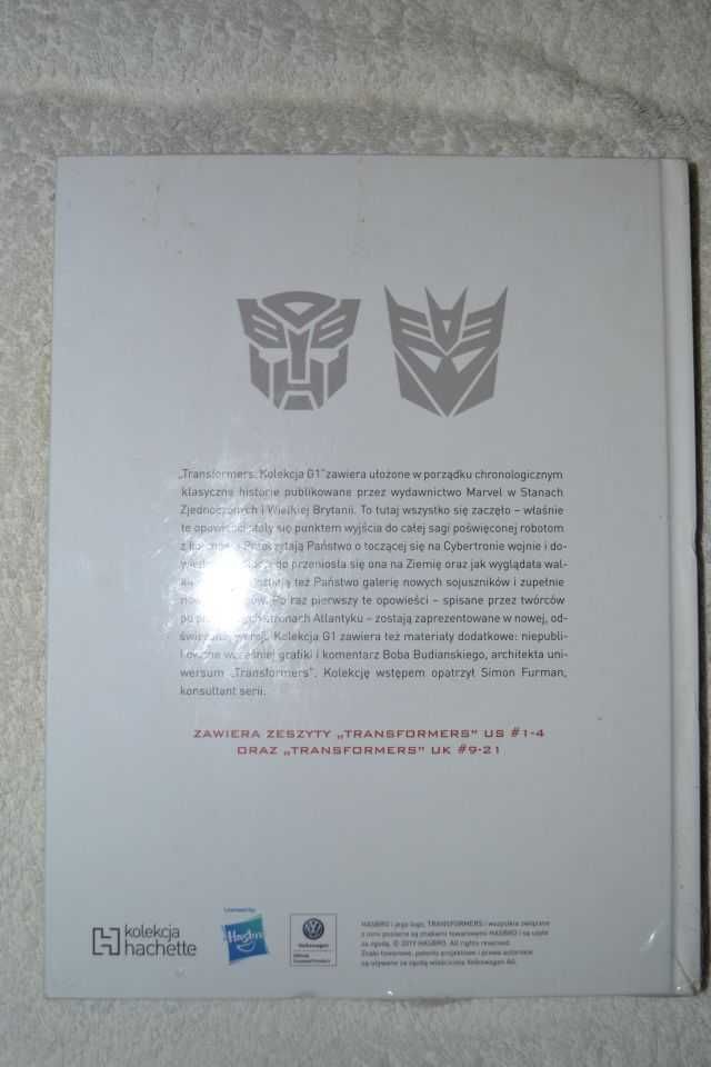 Transformers kolekcja G1 tom 1 folia