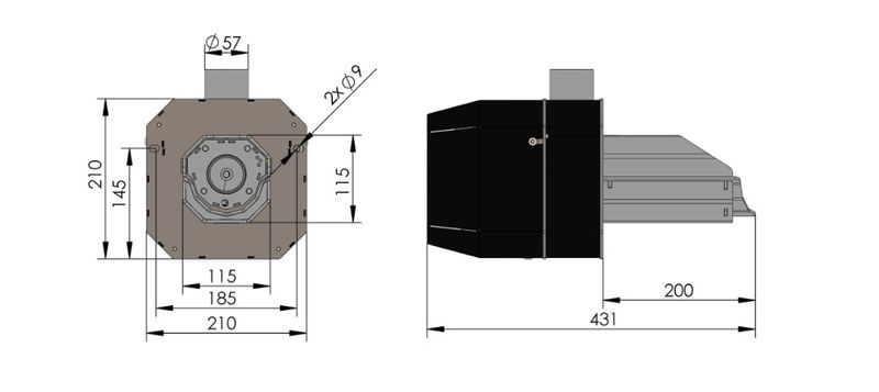 Palnik pellet KIPI 20kW ecomax 360 od thermostahl DOSTĘPNE