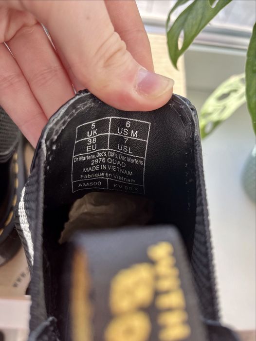 Dr. Martens 2976 Quad — Black Smooth (осінь-зима)