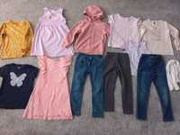 Пакет дитячого одягу на весну-літо 110-116 для дівчинки недорого