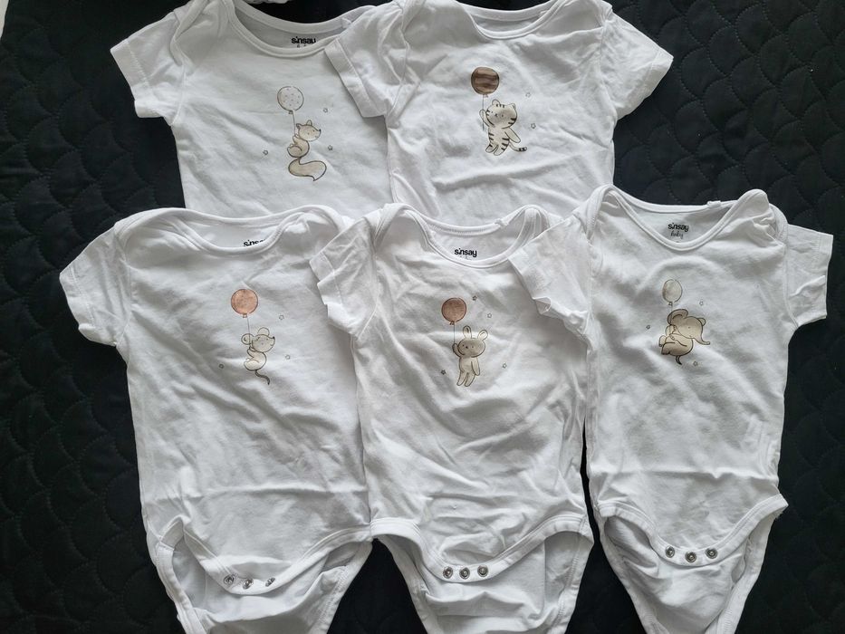 10x Body niemowlęce 68