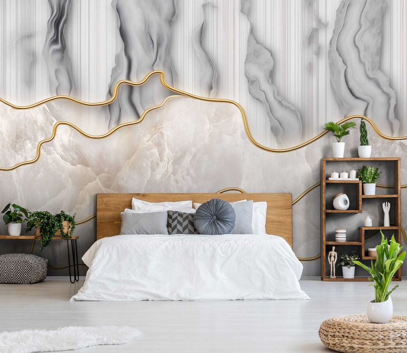 Fototapeta Marmur Abstrakcja Sepia Glamour 3D Twój Rozmiar + KLEJ