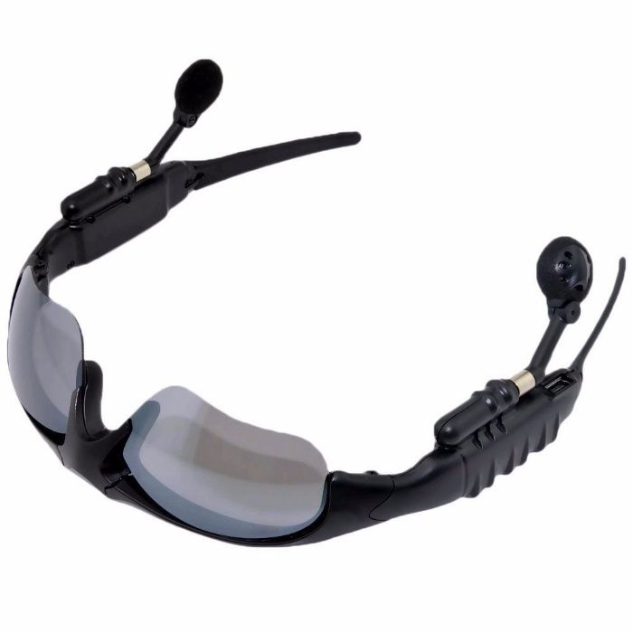 Óculos de sol aparelho com suporte mãos livres Bluetooth.