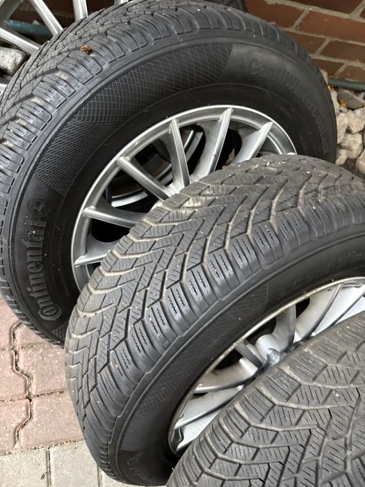 Komplet kół zimowych 15  Continental Alu 195/65R15 4x alu