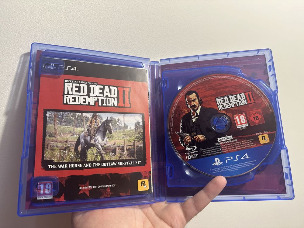 Игра Диск Red Dead Redemption 2 RDR PS4/PS5