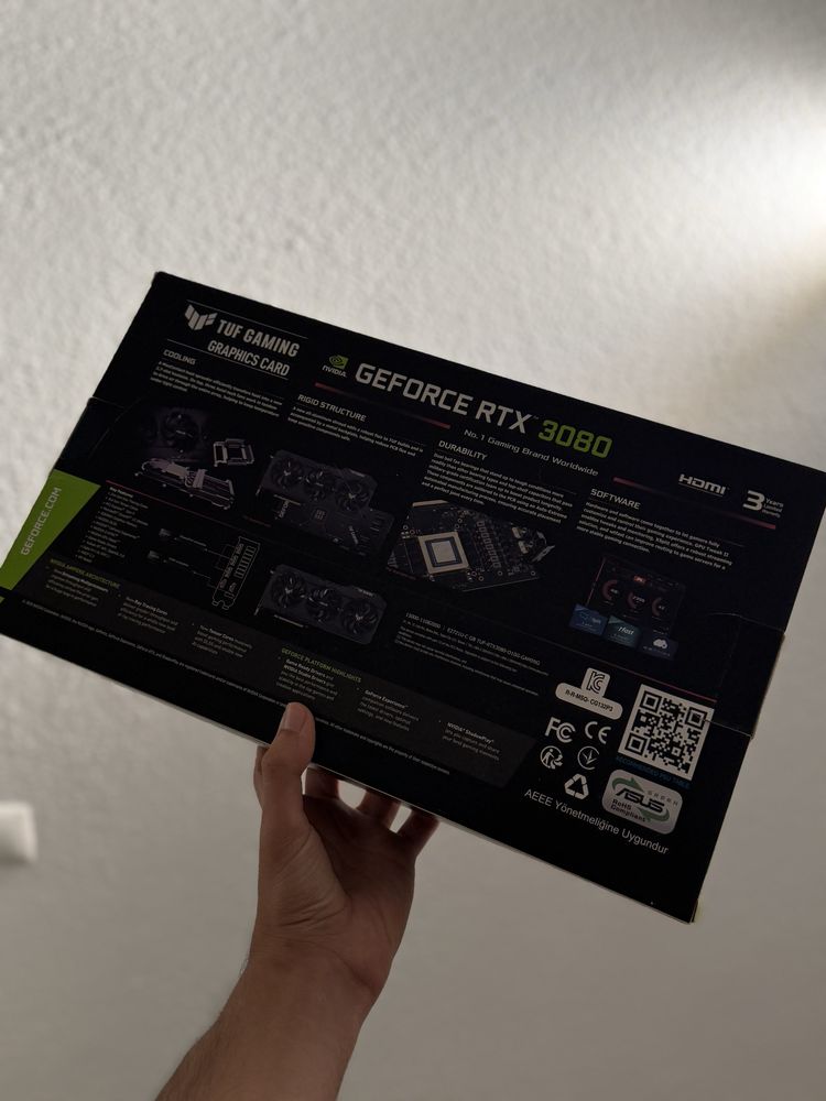 Placa Gráfica Asus GeForce RTX 3080 TUF Gaming OC 10GB GDDR6X