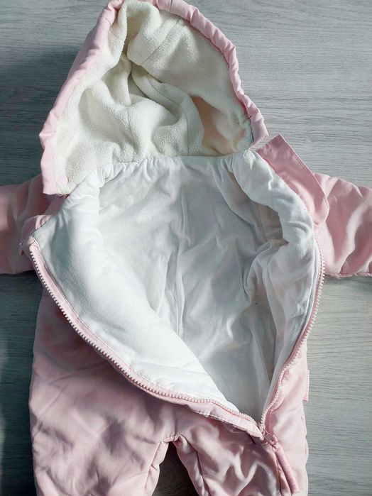 56 kombinezon różowy dziewczęcy niemowlę noworodek