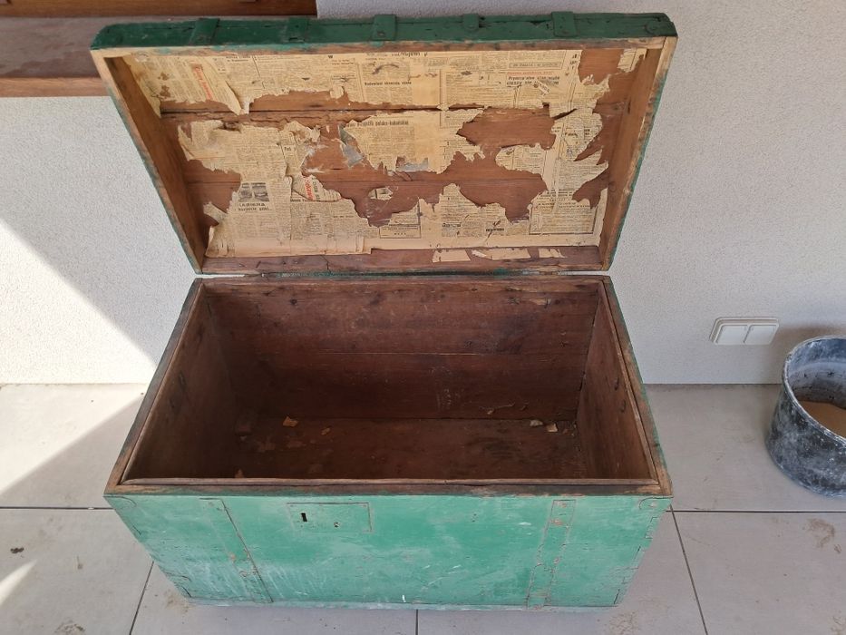 Skrzynia kufer z  1965 rok