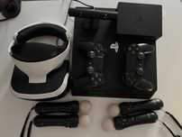 PlayStation 4 Pro z napędem + pełen zestaw VR + kontrolery