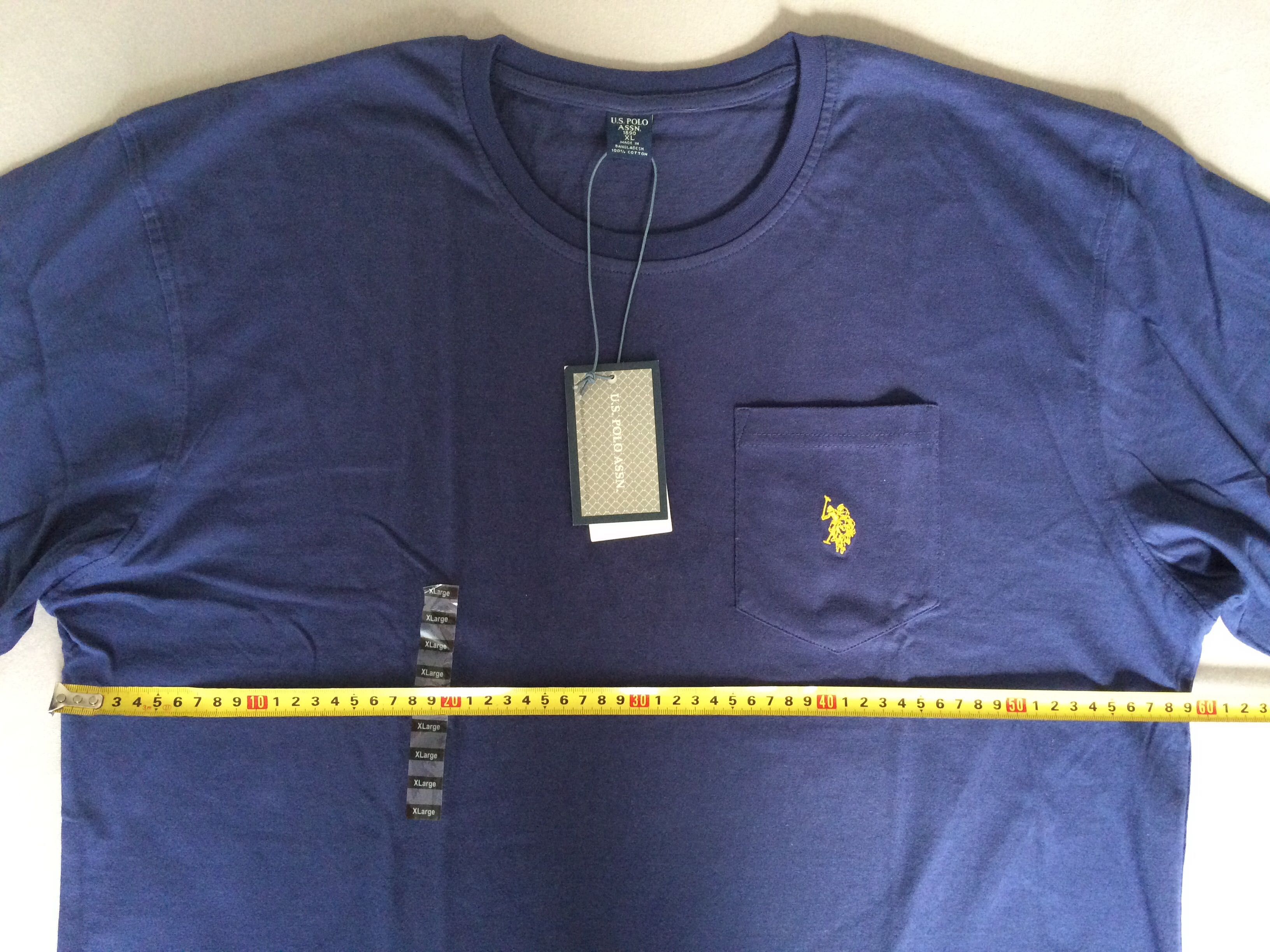 T-shirt U.S. POLO ASSN. granatowy, rozm. amerykański XL