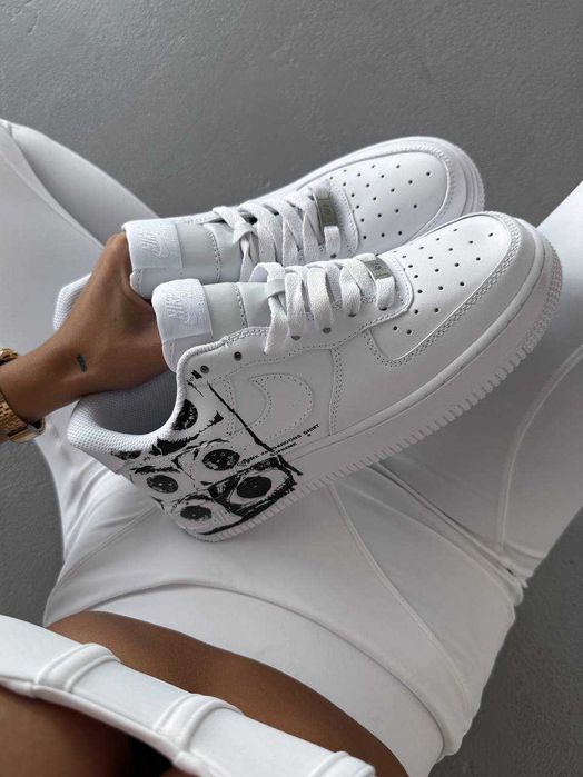 Чоловічі кросівки Nіке Air Force Low Supreme Comme Garcons білий 2544