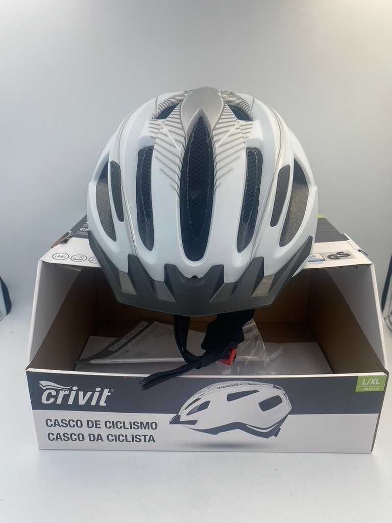Nowy Kask Rowerowy Crivit LED r. L/XL (59-64cm)