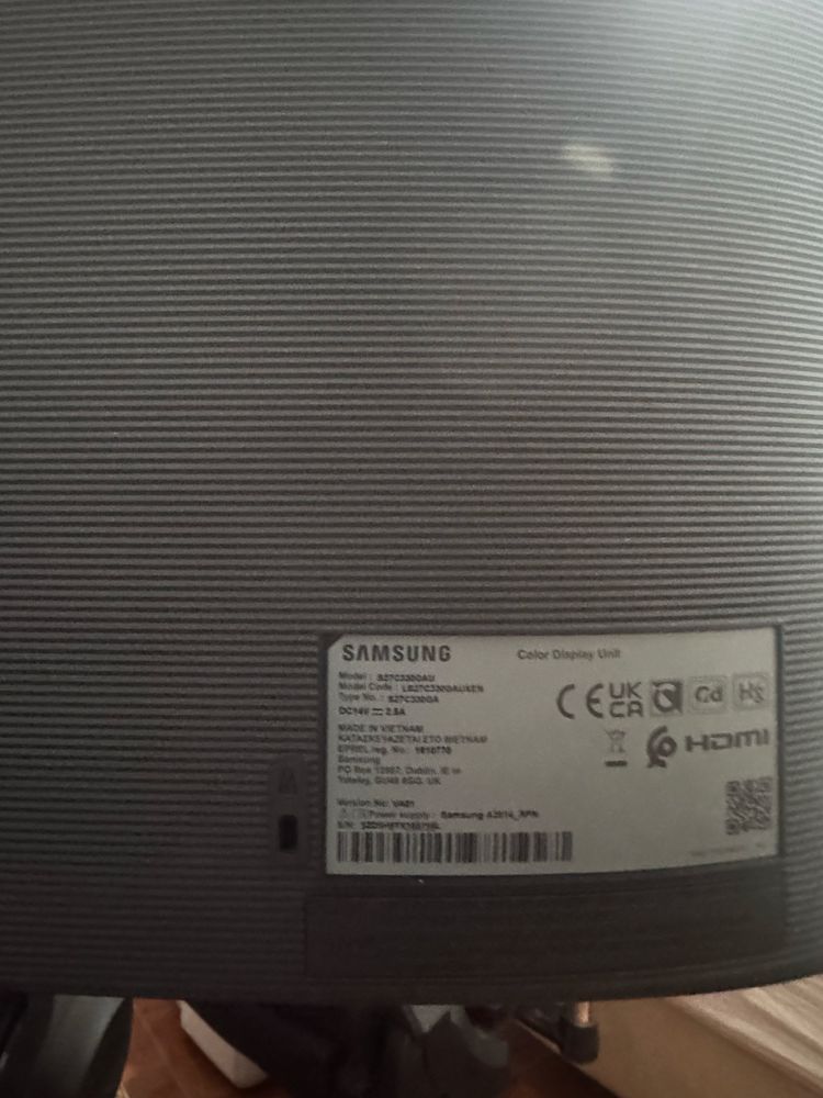 Monitor  SAMSUNG 27