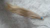 Włosy słowiańskie Blond jasny 50cm Przedłuzanie zagęszczanie włosów