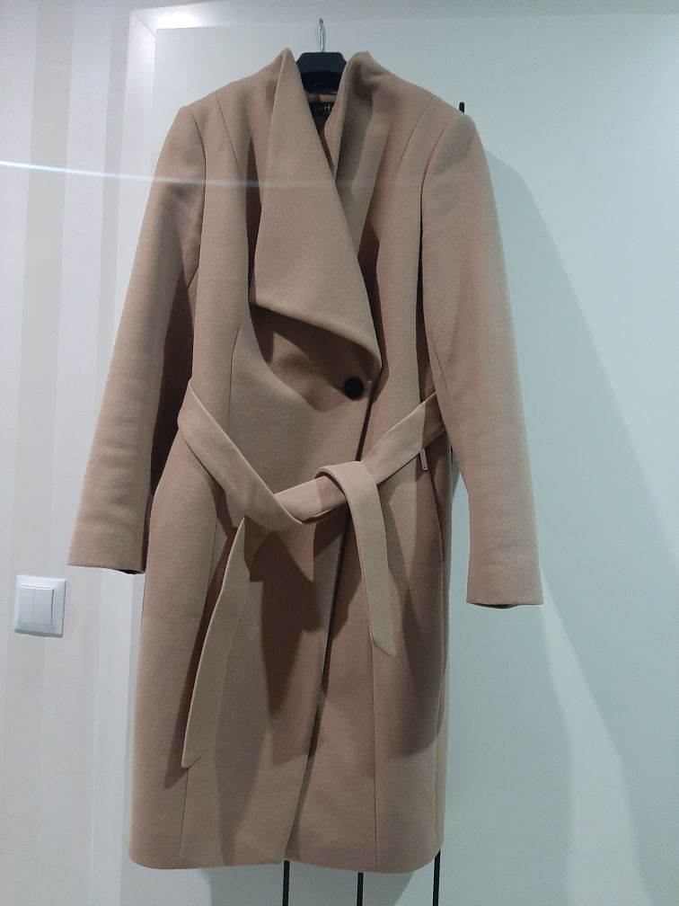 Płaszcz zimowy Zartex Megan Camel 36 S