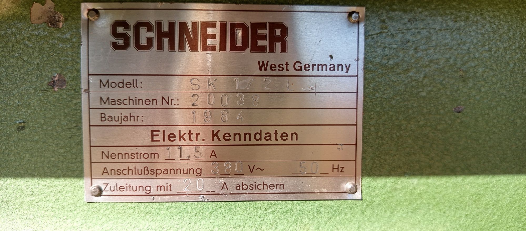 Frezarka Schneider SK 1/2 L