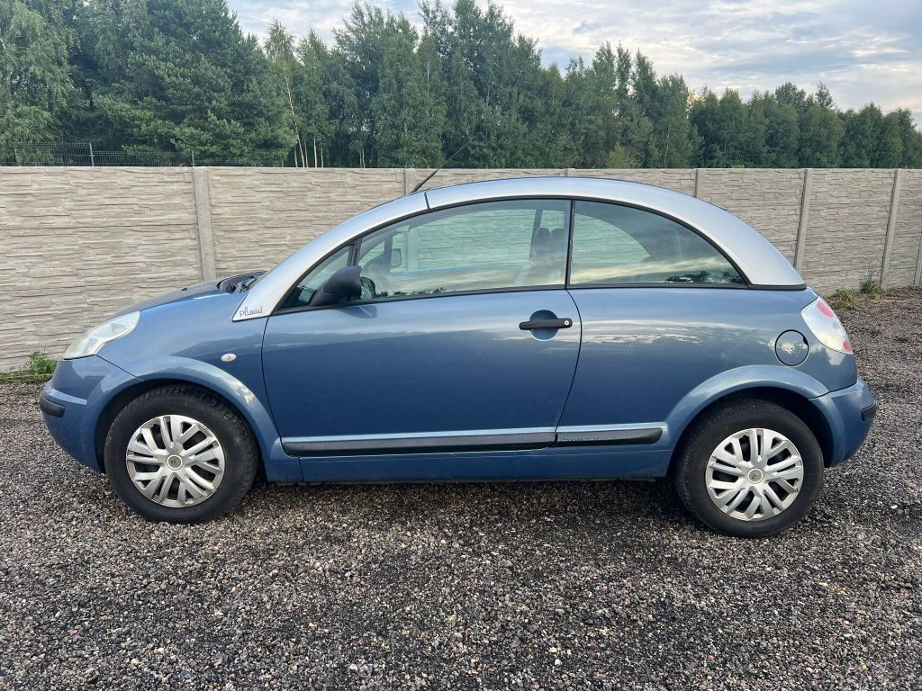 Citroen C3 Pluriel 1.6 benzyna rok 2004. ISOFIX Przebieg 197 tys
