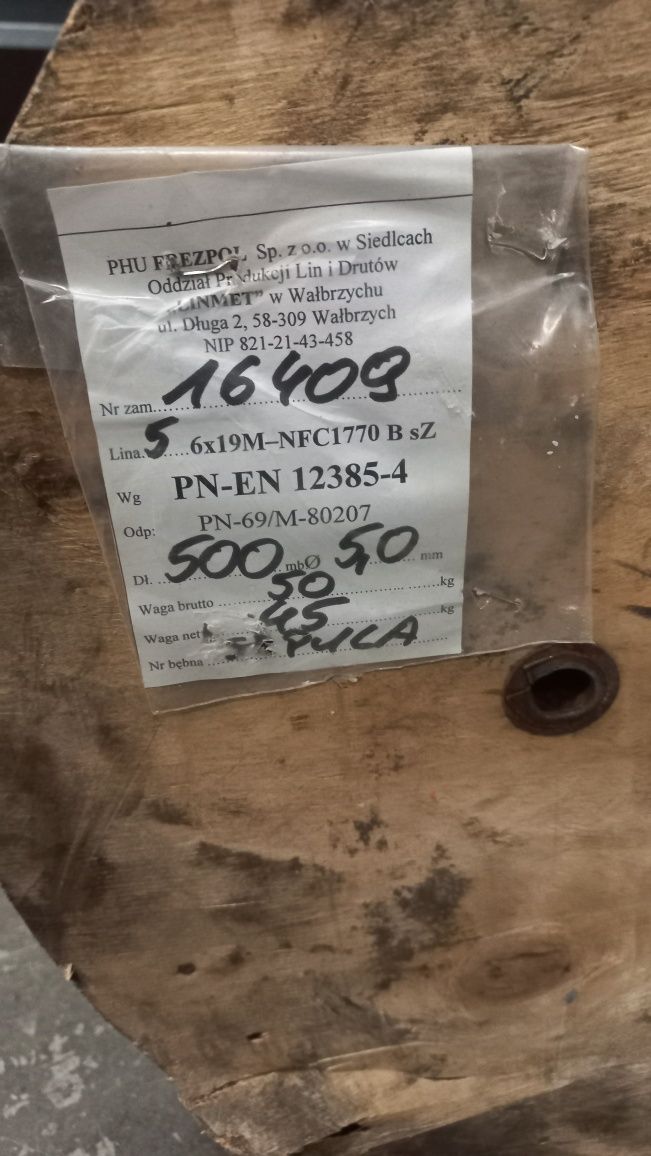 Linka stalowa ocynkowana 5mm  500mb