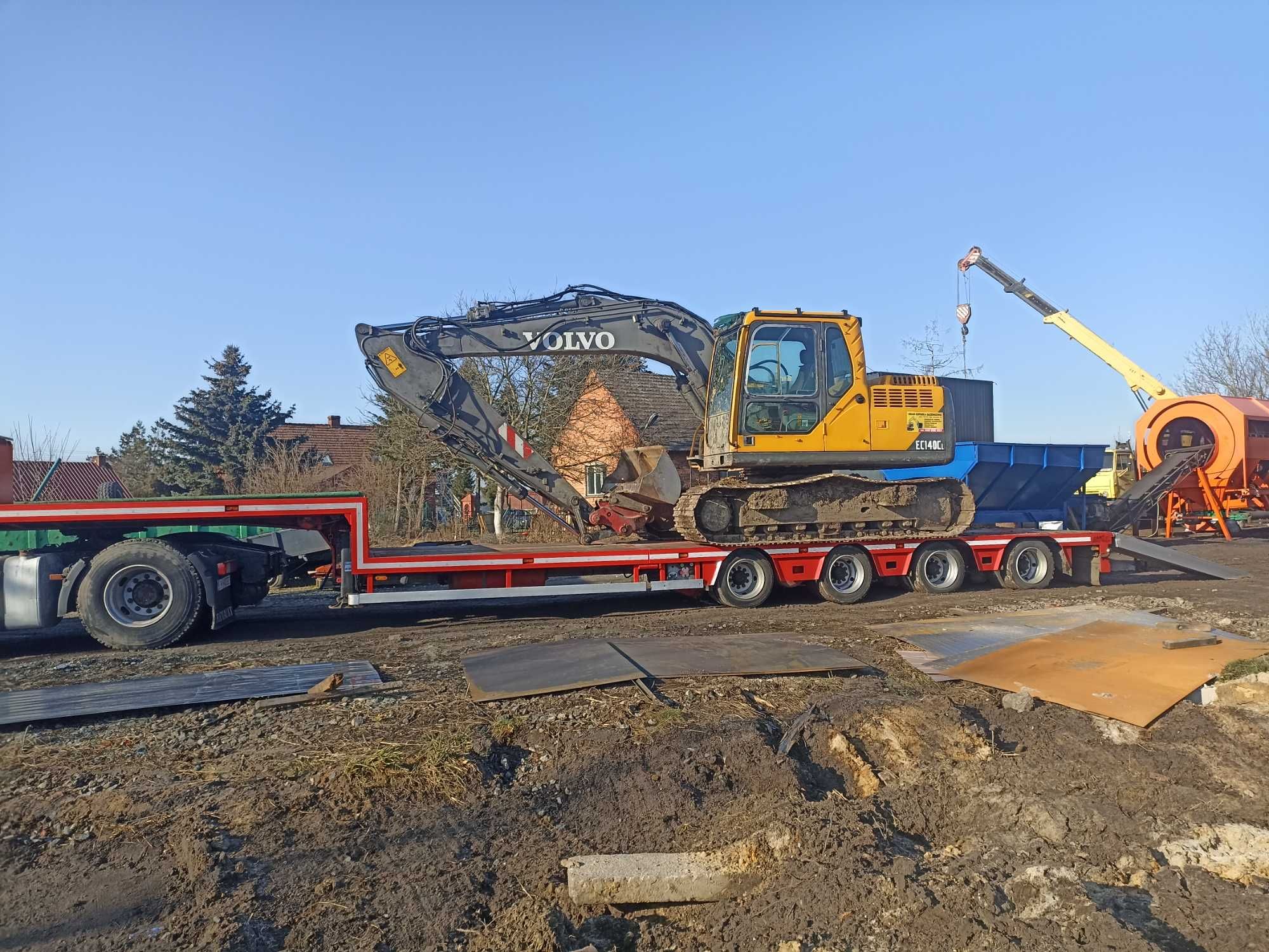 Usługi koparką  14t 24t 27t long