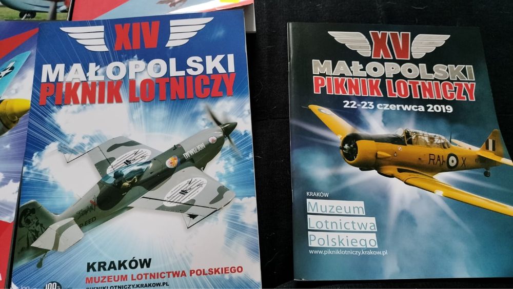 Gazetka biuletyn Małopolski Piknik Lotniczy samoloty