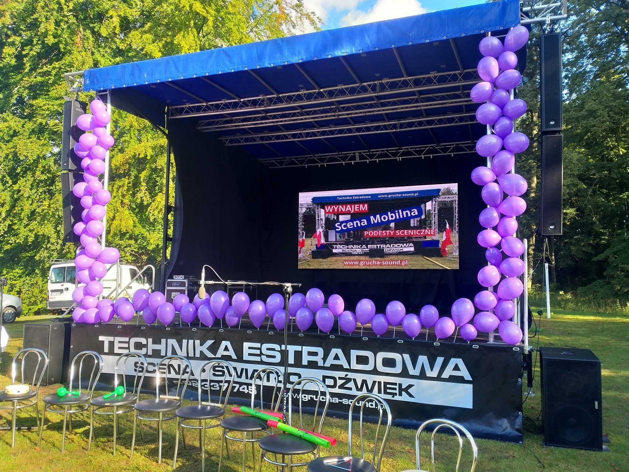 SCENA MOBILNA Pełna obsługa Techniczna Atrakcyjne Ceny WYNAJEM 2025
