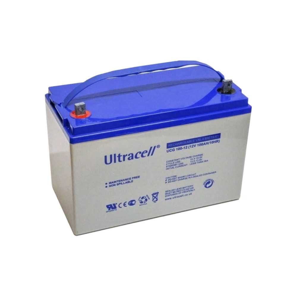 Акумулятор гелевий 100 Ампер 12В - Ultracell UCG100-12 GEL 12V 100 Ah