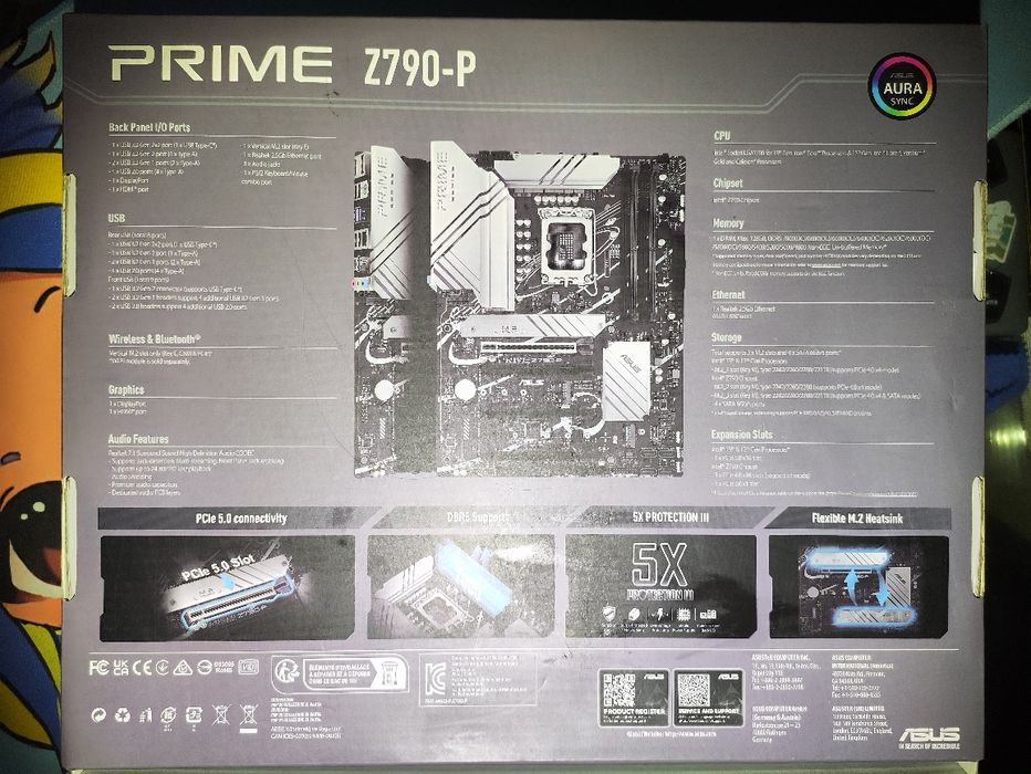 Материнська плата Asus PRIME Z790-P (s1700, Intel Z790)