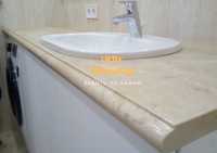 Столешницы в ванную комнату, для ванной из камня мрамора и гранита
