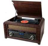 Gramofon MUSE MT-115 DAB Bluetooth USB Drewno