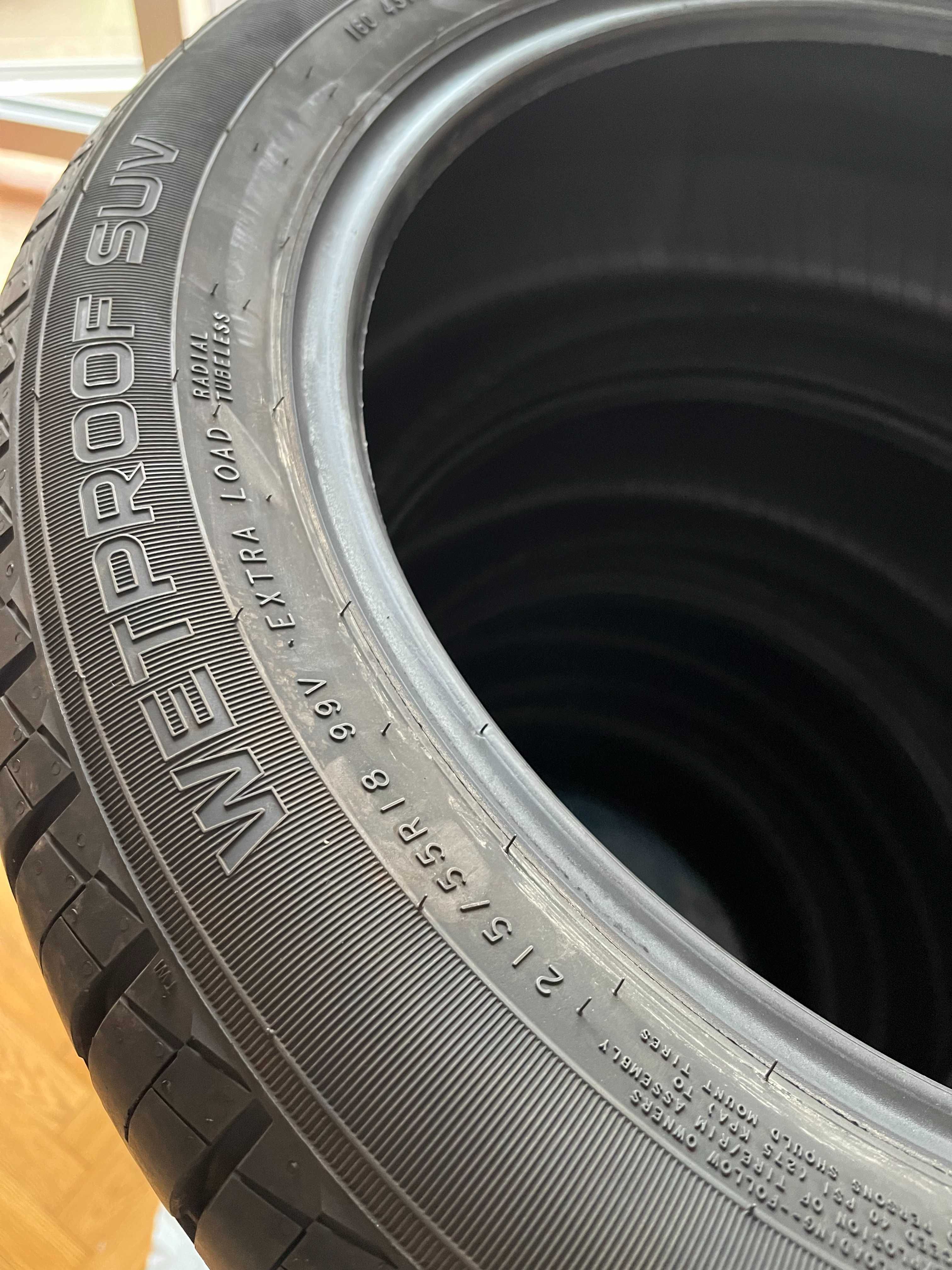 Prawie nowe 4 opony Nokian Tyres Wetproof 215/55 R18